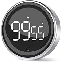 Los mejores  - LIORQUE Temporizador de Cocina Digital- Cronómetro Temporizador de Cuenta Atrás 2 en 1- Pantalla LED- 2 Niveles de…